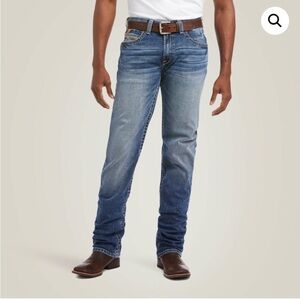 NWT Ariat M4 Longspur Relaxed Straight Leg Jeans Size 36/32
